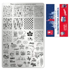 Globetrotter-America, Stamping Plade NO. 133, Moyra